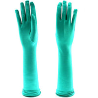 Long Satin Gloves