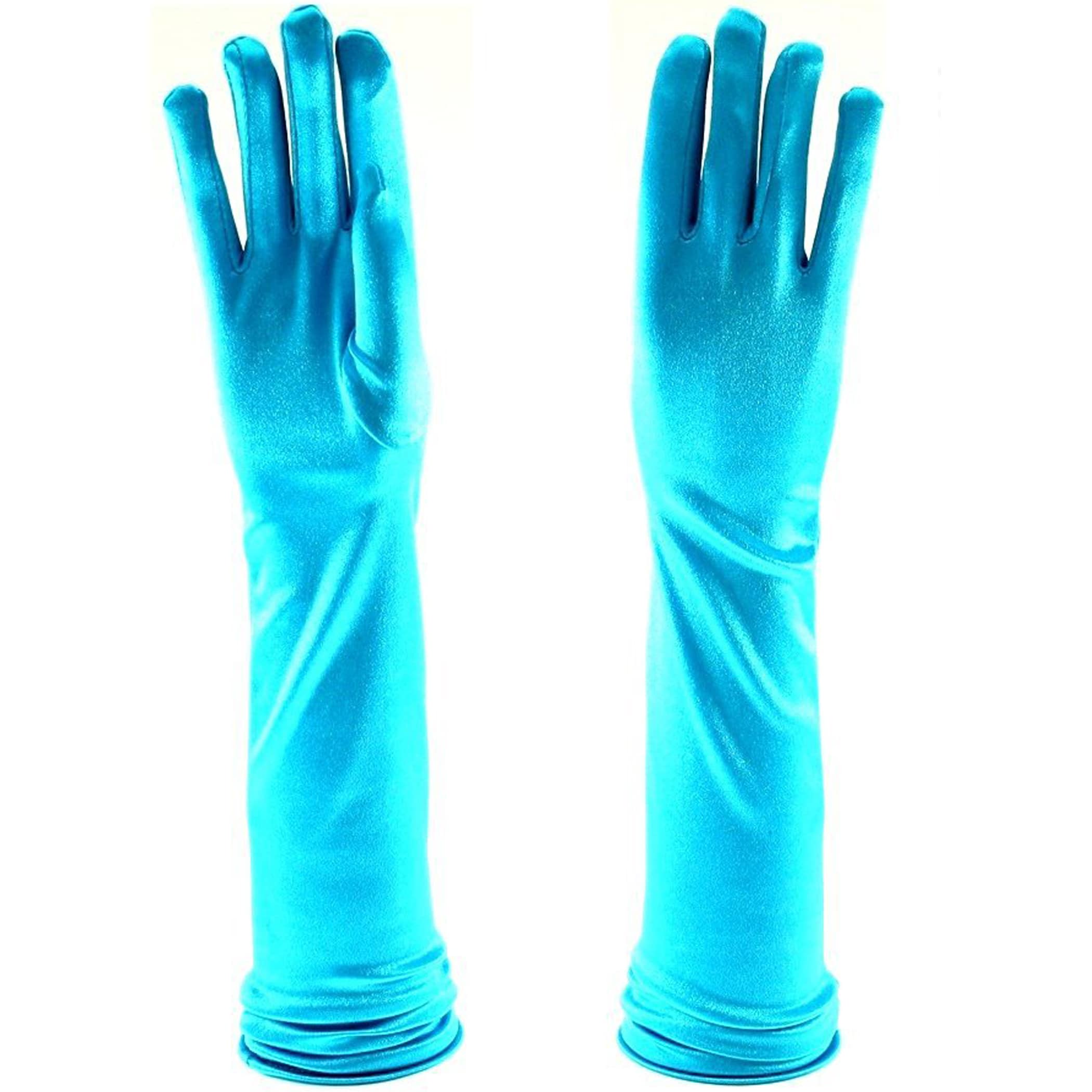 Long Satin Gloves
