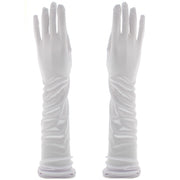 Long Satin Gloves