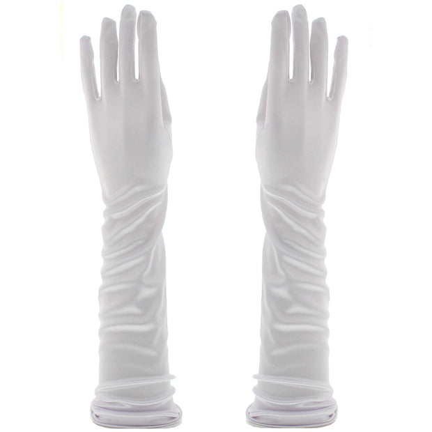 Long Satin Gloves