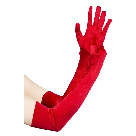 Very Long Satin Gloves