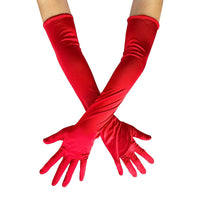Very Long Satin Gloves