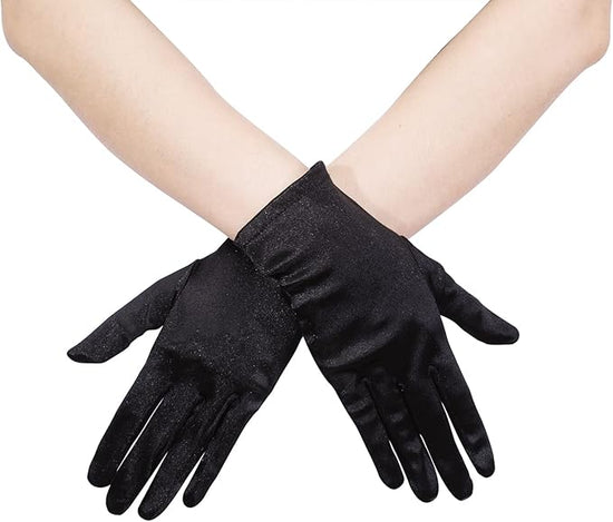 Short Satin Gloves