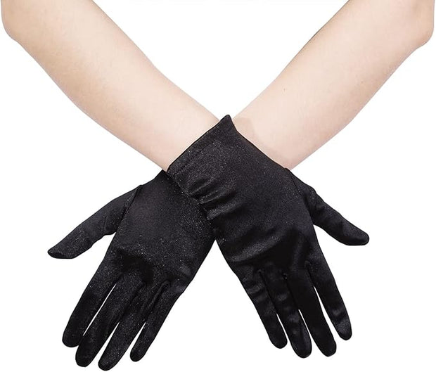 Short Satin Gloves