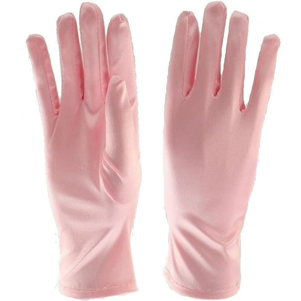 Short Satin Gloves