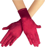 Short Satin Gloves