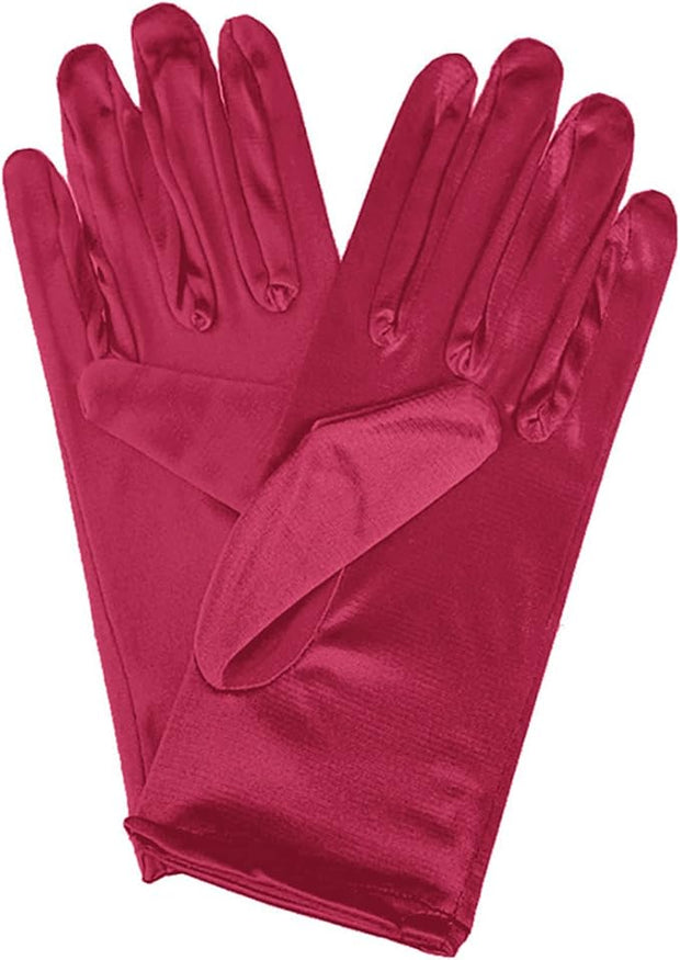Short Satin Gloves
