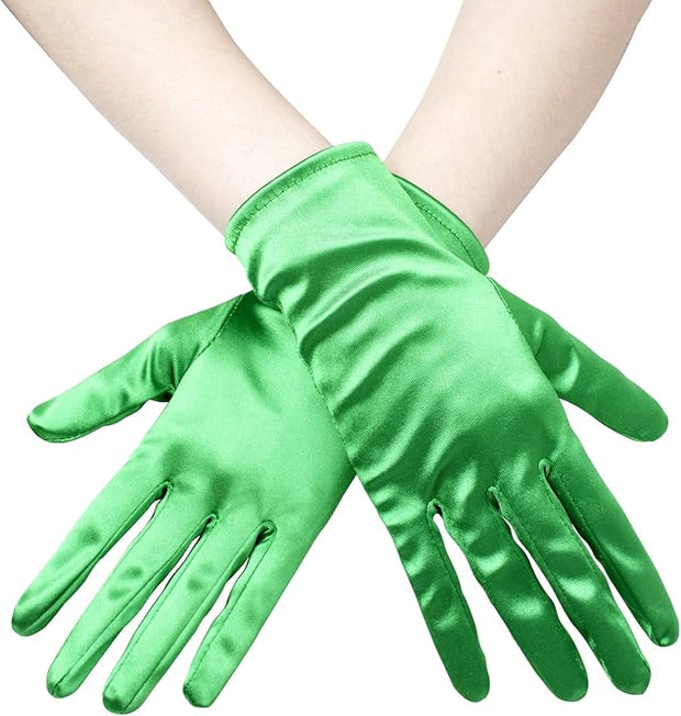 Short Satin Gloves