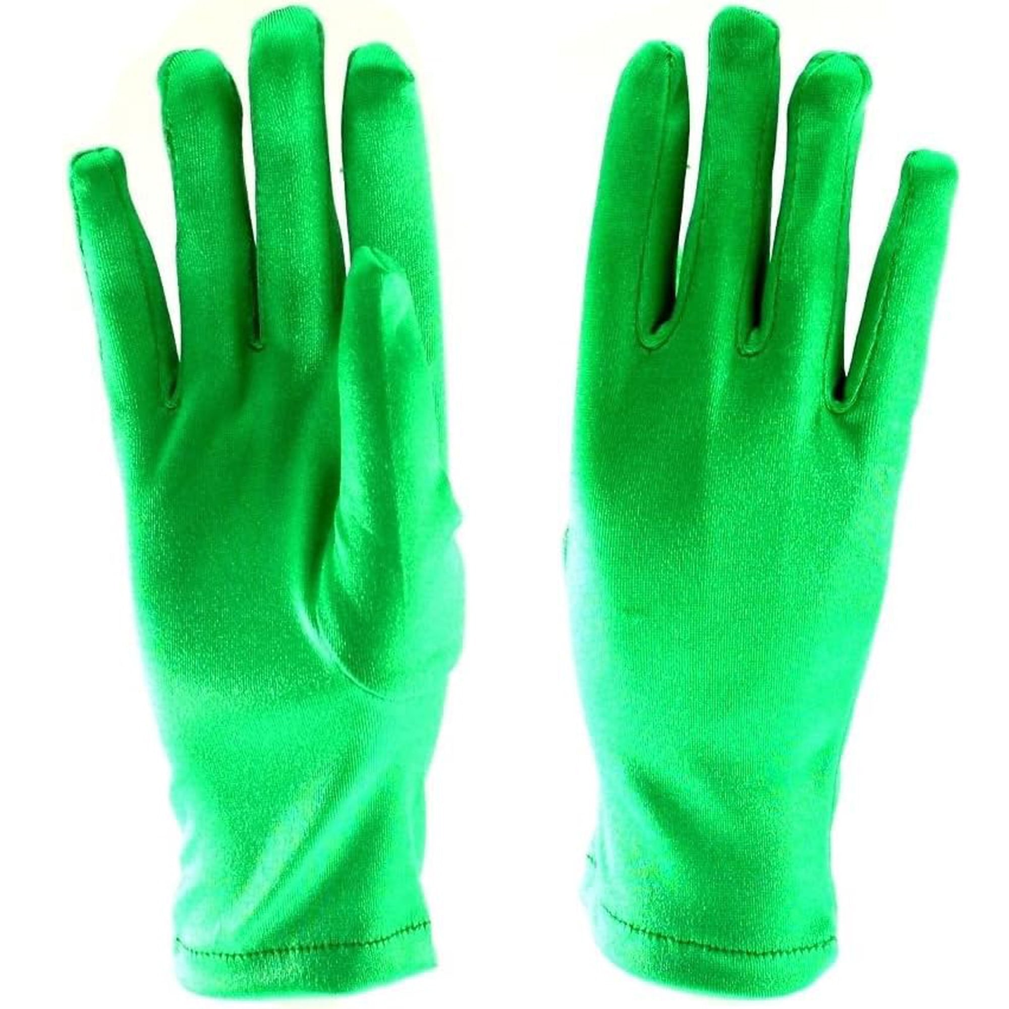 Short Satin Gloves
