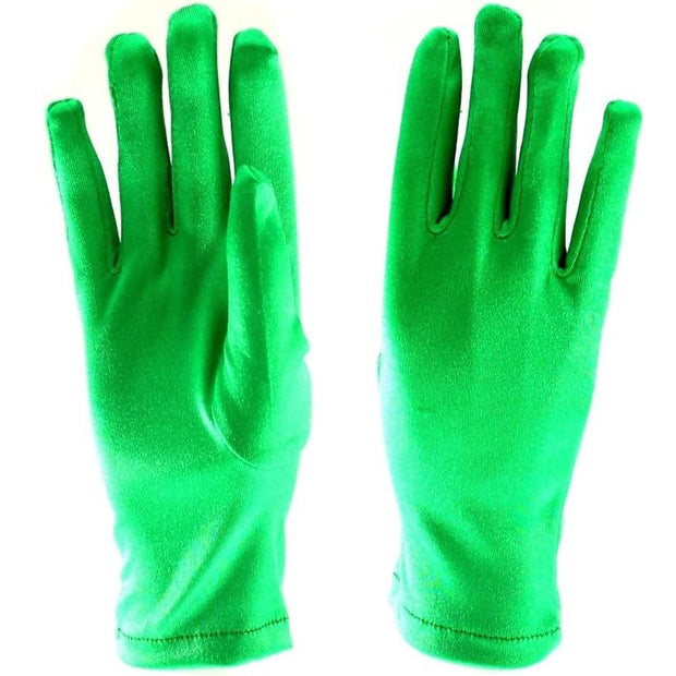Short Satin Gloves