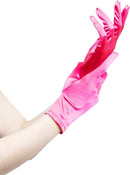 Short Satin Gloves