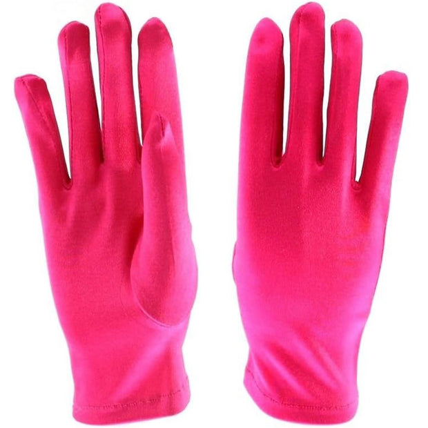 Short Satin Gloves