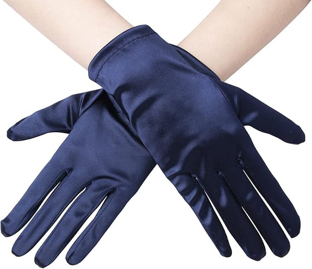 Short Satin Gloves