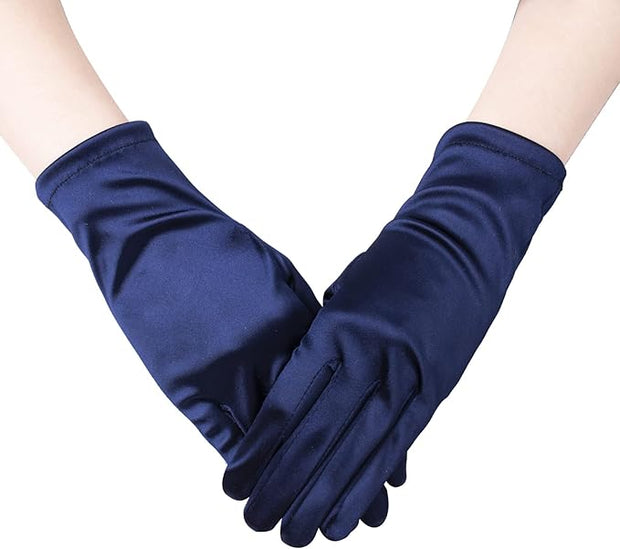 Short Satin Gloves