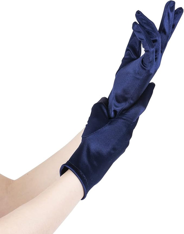 Short Satin Gloves