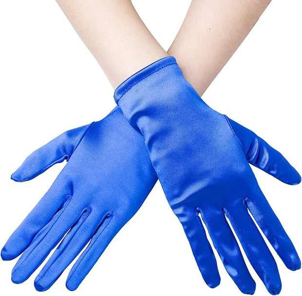 Short Satin Gloves