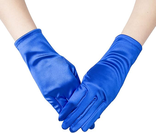 Short Satin Gloves
