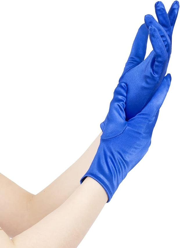 Short Satin Gloves