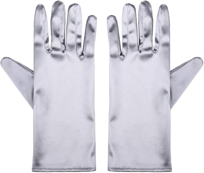 Short Satin Gloves