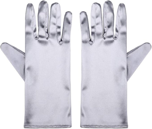 Short Satin Gloves
