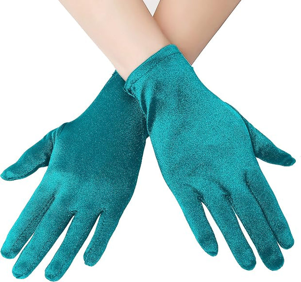 Short Satin Gloves
