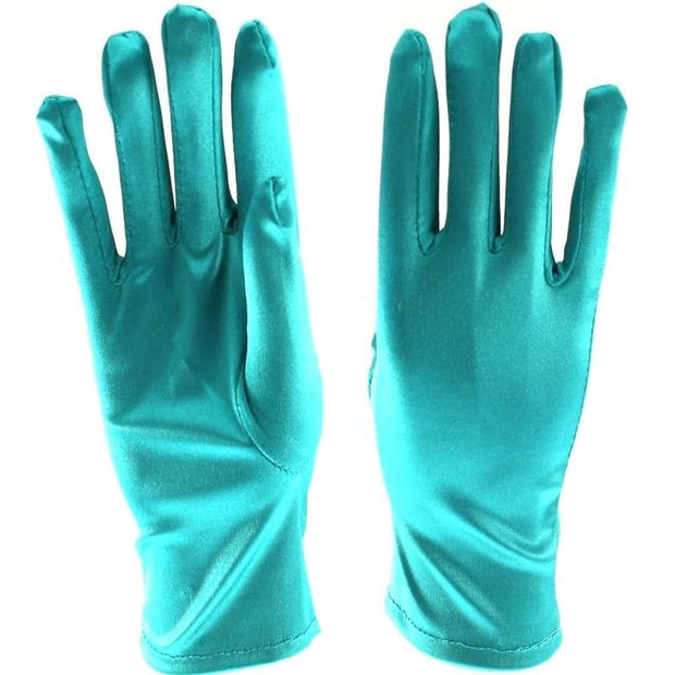 Short Satin Gloves