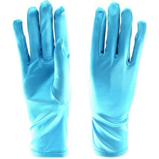 Short Satin Gloves