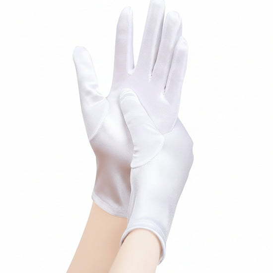 Short Satin Gloves