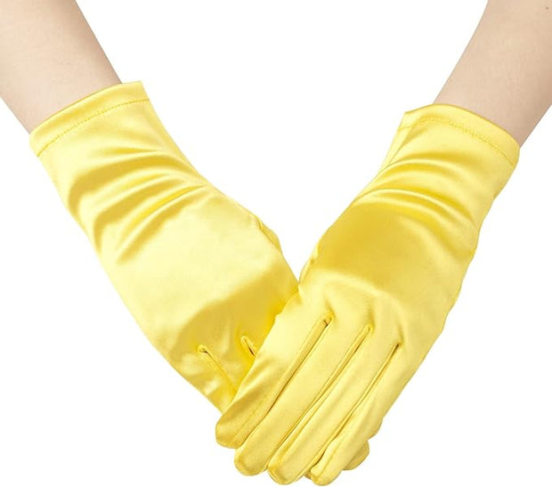 Short Satin Gloves
