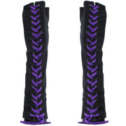 Long Satin Gloves with Ribbon