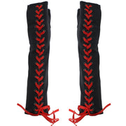 Long Satin Gloves with Ribbon