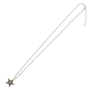 Detailed Pentagram Chain Necklace