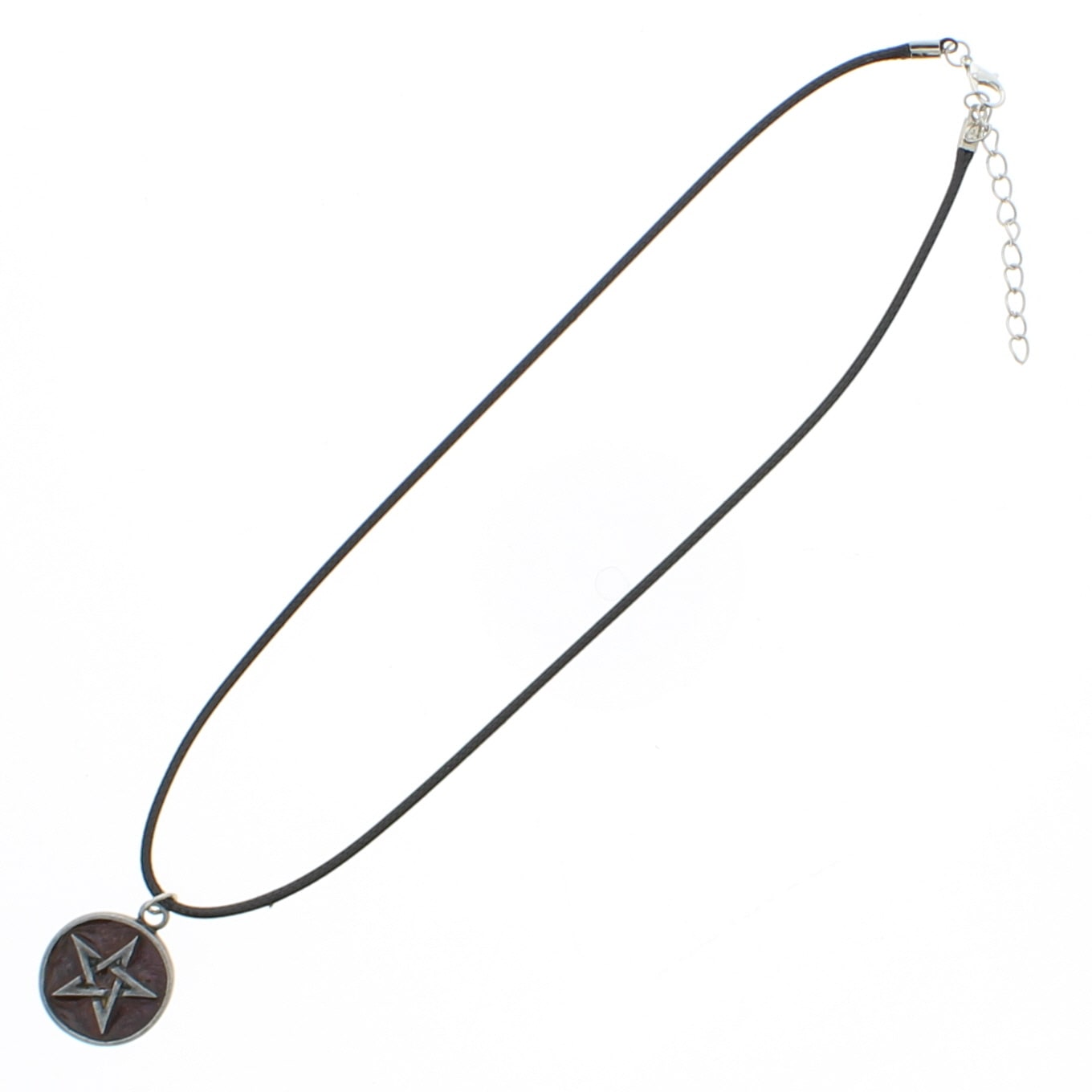 Epoxy Pentagram Thong Necklace