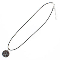 Epoxy Pentagram Thong Necklace