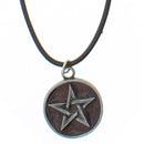 Epoxy Pentagram Thong Necklace