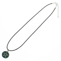 Epoxy Pentagram Thong Necklace