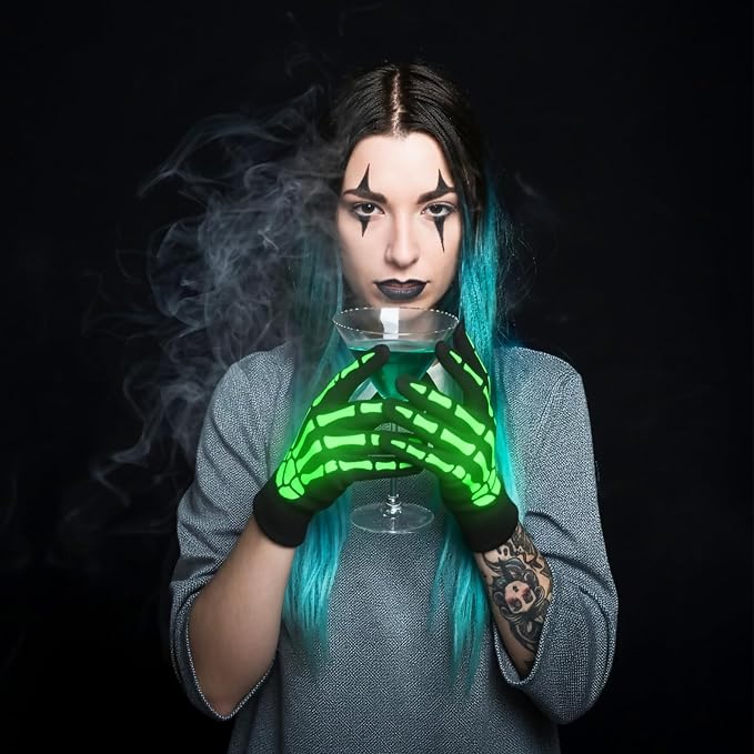 Green Glow Gloves