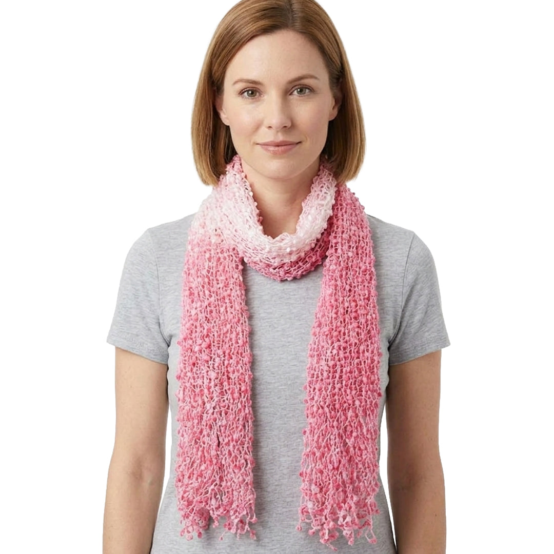 Two Tone Net Scarf