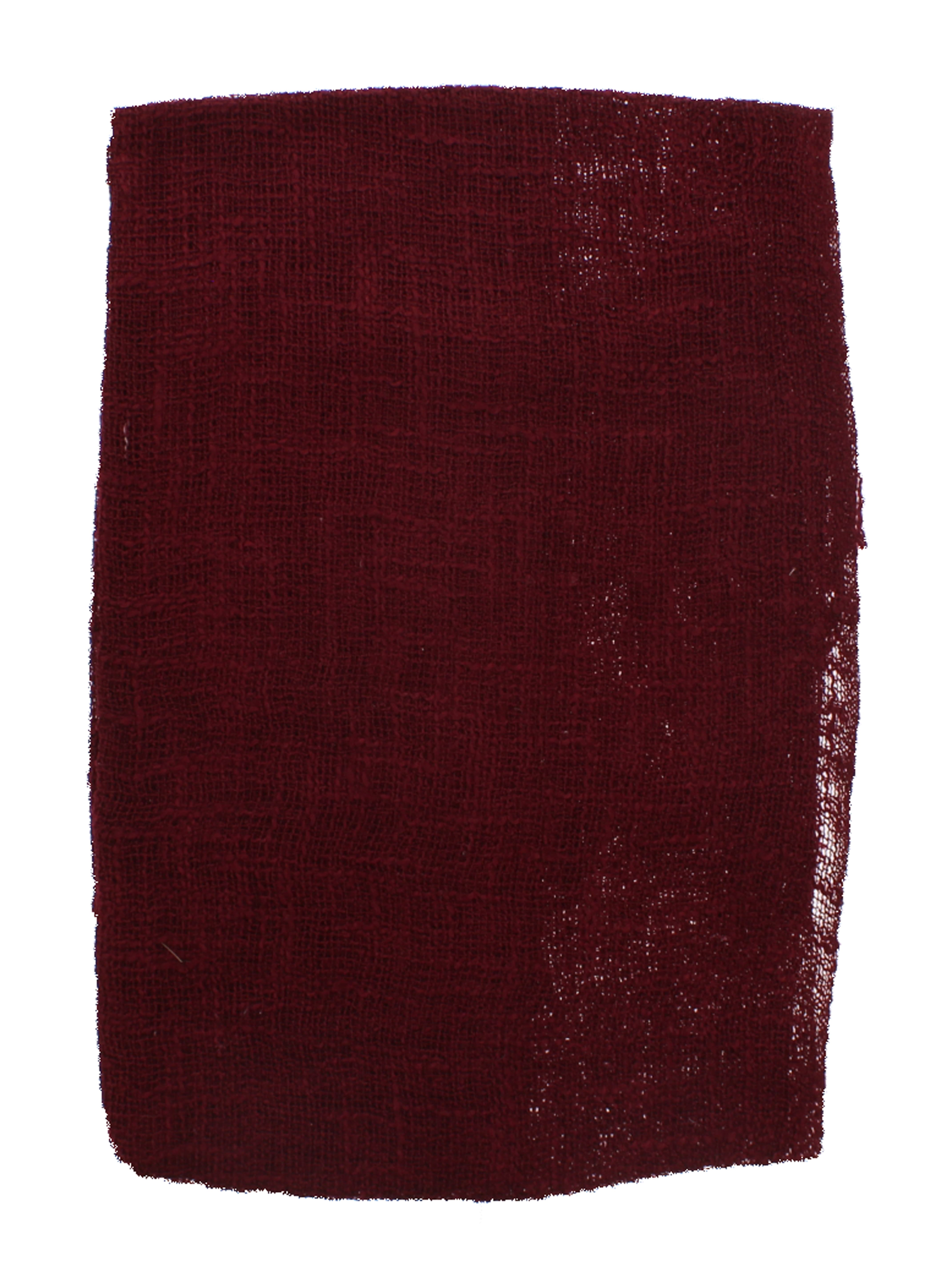 Plain Lightweight Cotton Scarf with Tassels
