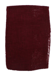 Plain Lightweight Cotton Scarf with Tassels