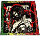 Bob Marley with Guitar on Rasta Border Bandana