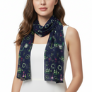 Green Nautical Printed Scarf