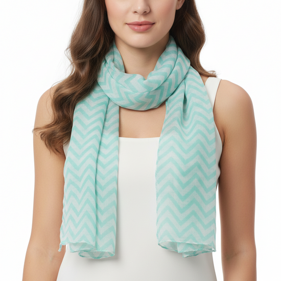 Zig Zag Printed Scarves