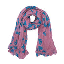 Dove Print Long Scarf
