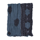 Navy Blue Bandhani Printed Scarf for Women