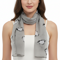 Penguin Printed Scarves