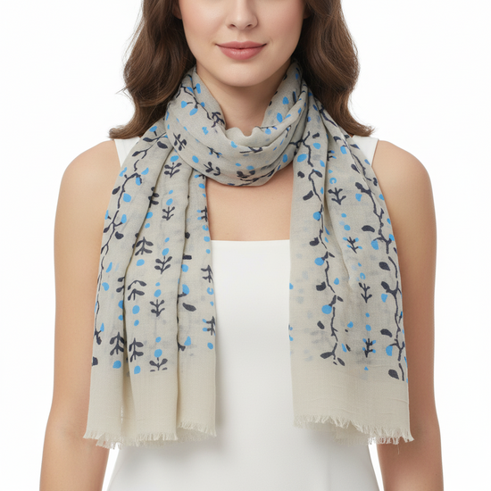 Leaf Printed Scarves
