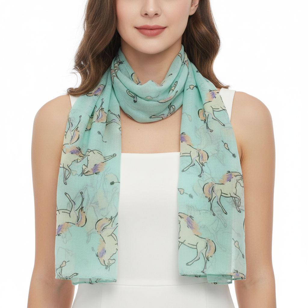 Unicorn Printed Scarves
