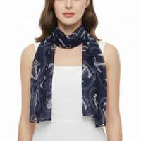 Anchor Print Scarf