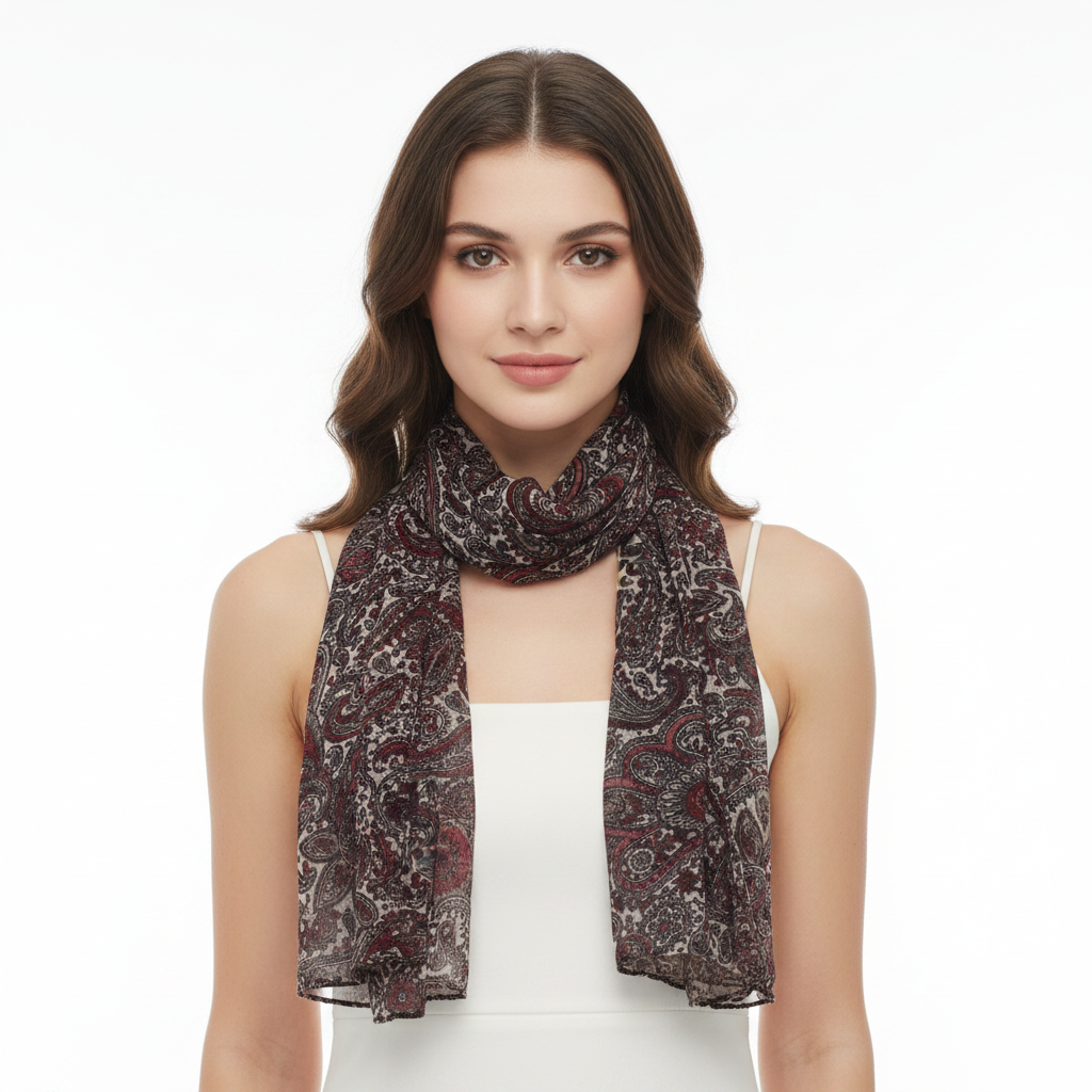 Paisley Printed Scarves